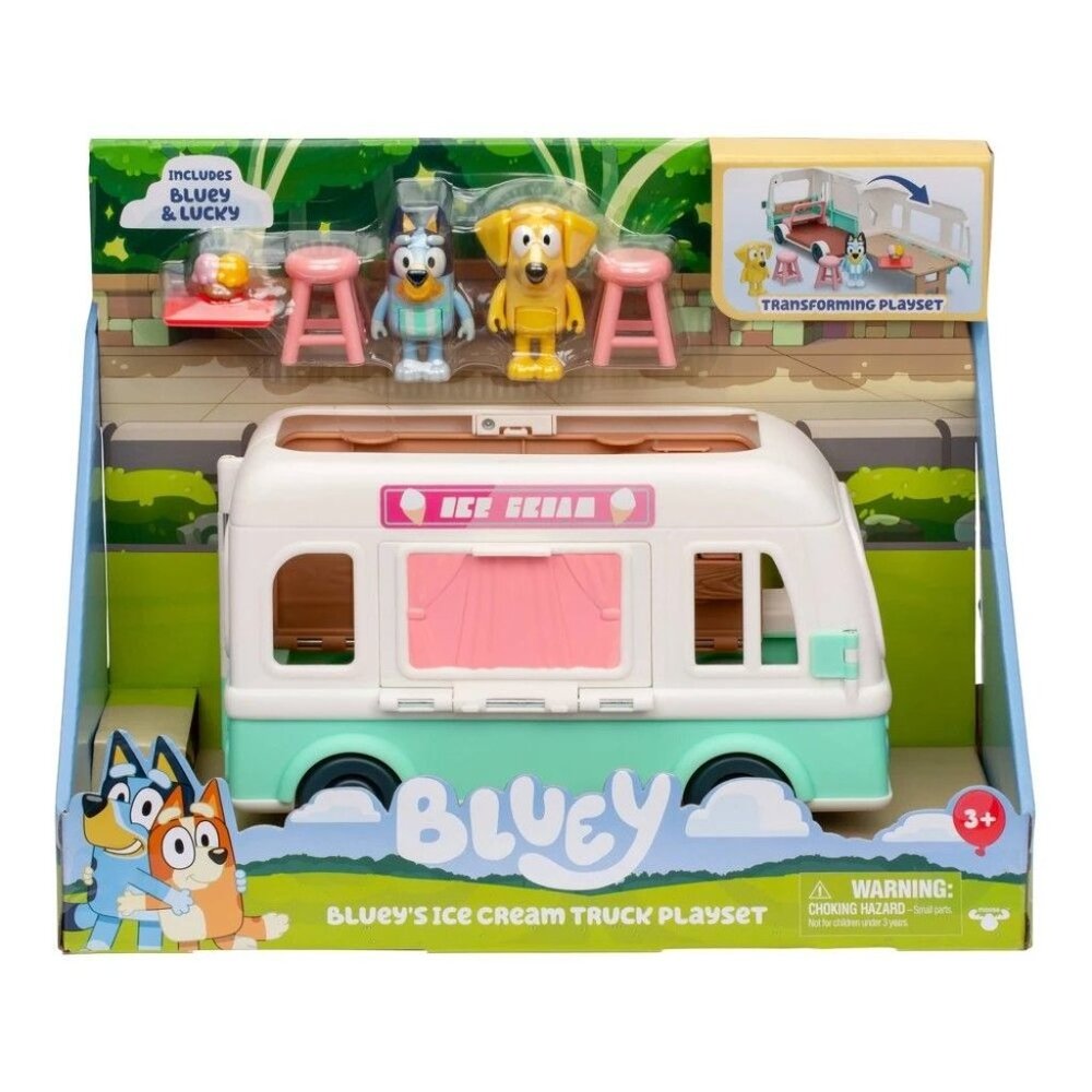 Bluey's Ice Cream Truck Transforming Playset - Picture 2 of 8